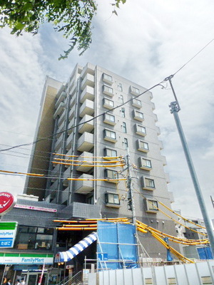 Building appearance. Station 1-minute walk ・ Sunny RC Mansion