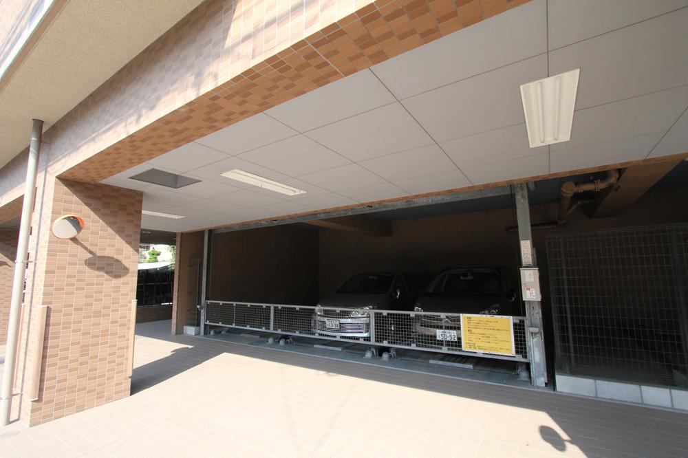 Parking lot. Common areas