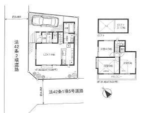 Floor plan. 37,800,000 yen, 3LDK, Land area 84.83 sq m , Building area 67.48 sq m