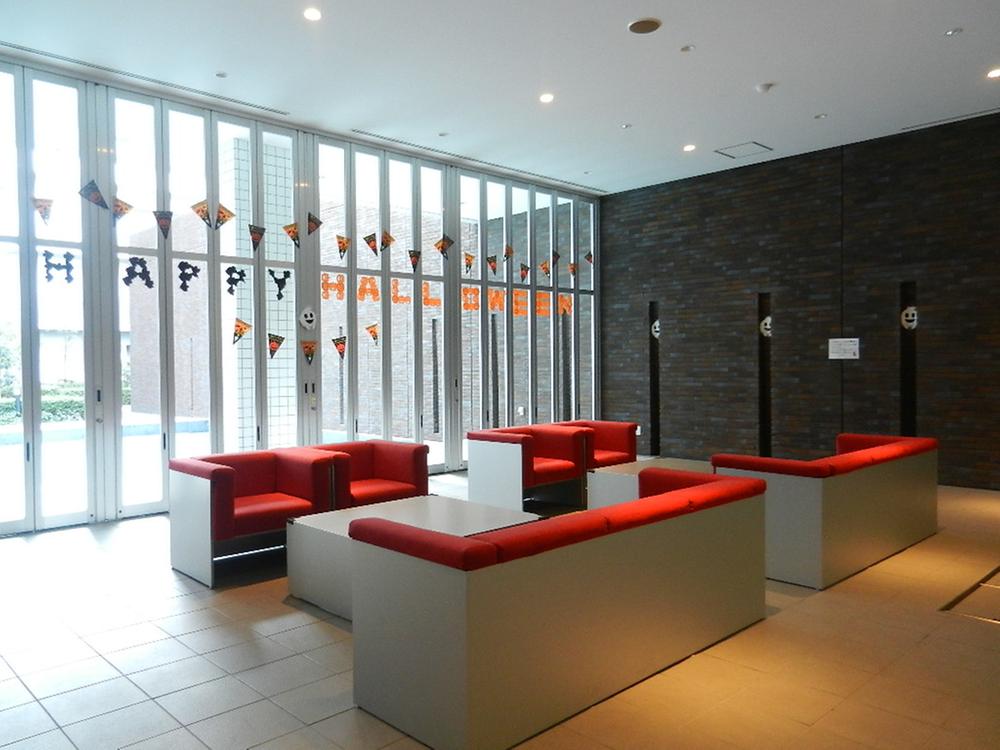 lobby. Apartment lobby