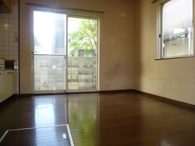 Living and room. It contains the bright sunlight on the south-facing living-dining.