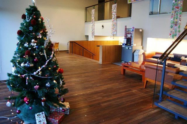 Kitchen. Now the time has been decorated with Christmas decoration