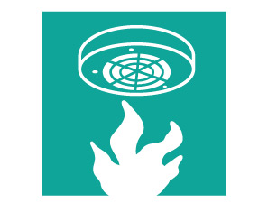 earthquake ・ Disaster-prevention measures.  [Fire detector to inform the fire alarm and automatic report] Fire detector is, If such occurs event fire, And at the same time inform the inside and outside of the state of emergency from the dwelling unit intercom, etc., Signal will be automatically reported to the security company and equipment management center via the administrative office.  ※ 11 floor and above will be shared with sprinkler. Other, Prevent the temperature is too high Ya "tempura oil heating prevention function", Senses the shaking of an earthquake or the like to lock the door, "door opening prevention mechanism", Automatic lighting in the event of a power failure, "Home security lighting," etc., Facilities enhancement of peace of mind.