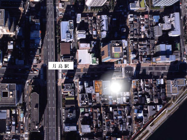Other. "Tsukishima" Station 2-minute walk. While situated in the inner city, Home to realize that has been wrapped in the water of beauty and moisture lush greenery ※ Aerial photo of the web is, In was taken from the vicinity of the local sky in November 2009, CG synthesis the local light, etc. ・ It is obtained by processing, In fact a slightly different.