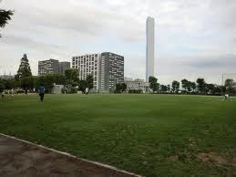 park. 624m until the new Tsukishima park