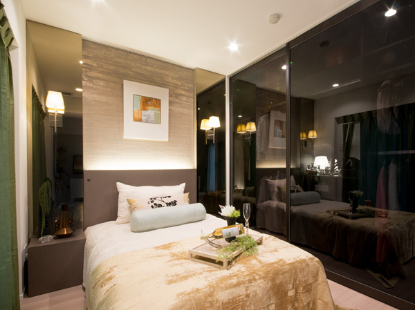 Interior.  [Western style room] Flexible space high affinity bedroom and living room that can arrange the spread of the space freely. It is also possible to design the space in the sense of unity with the living, Also be emphasis on private property as a living room, You can select according to the scene.