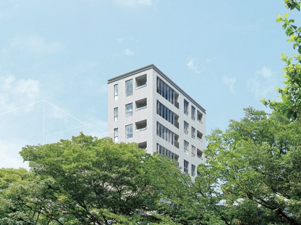Same property appearance overlooking than Kakikara the town park (Rendering)