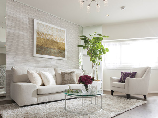 Living.  [living ・ dining] It was filled with light, Living of elegant impression ・ dining. To sophisticated space, Life of the family will be engraved.