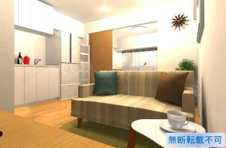 Living. Movable partition DK and Western.  Southwest-facing.   ~ It is in a new interior renovation. Scheduled for completion January 24, 2014 ~ Your preview is possible at any time.  The field situation, There is the case that specifications may be changed.