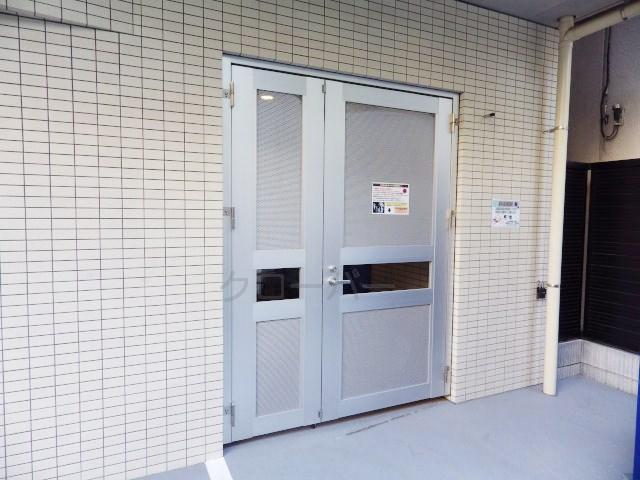 Other common areas. Bicycle parking lot entrance