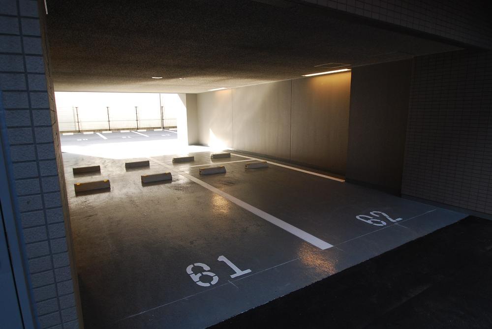 Parking lot. Common areas