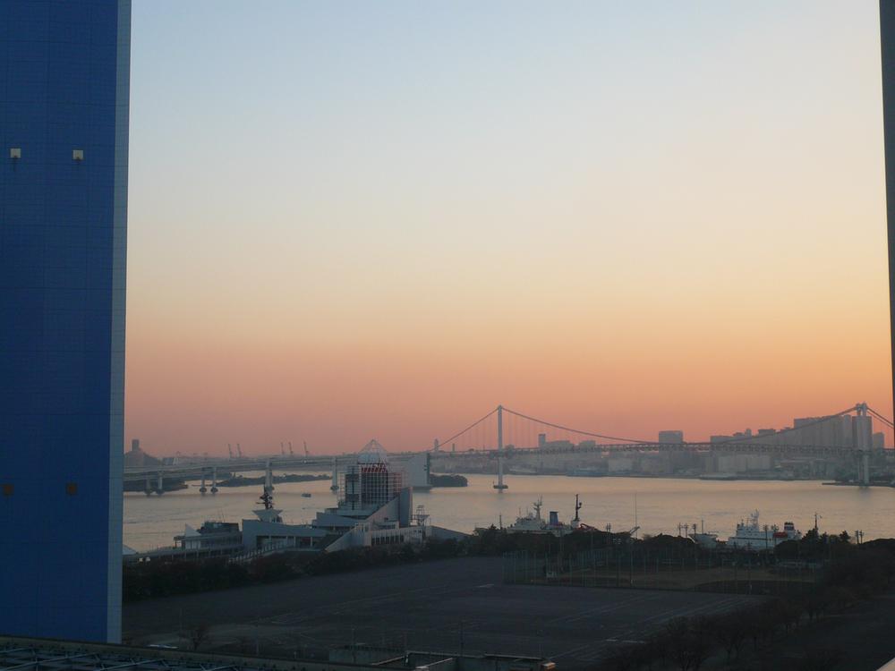 View photos from the dwelling unit. Overlooking the Rainbow Bridge from balcony
