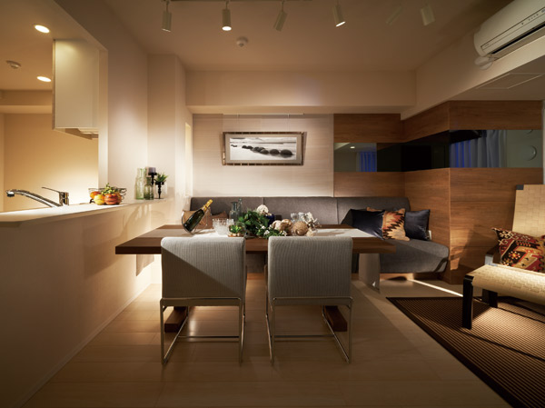 Living.  [living ・ dining]  ※ All models Room G-type indoor photograph of me (model room plan). Some options (paid / Application deadline have) are included.