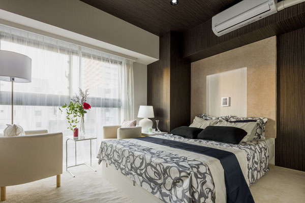 Living. Master bedroom