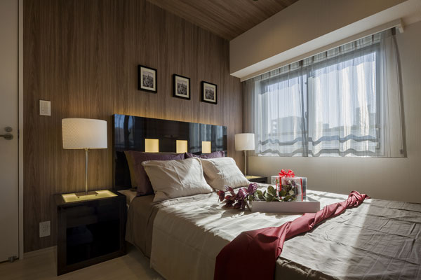 Living. Master bedroom