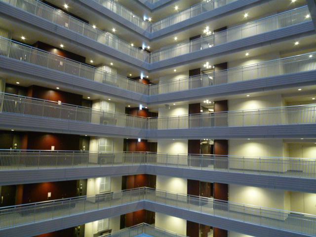 Other common areas. Inside it is ordered and atrium.