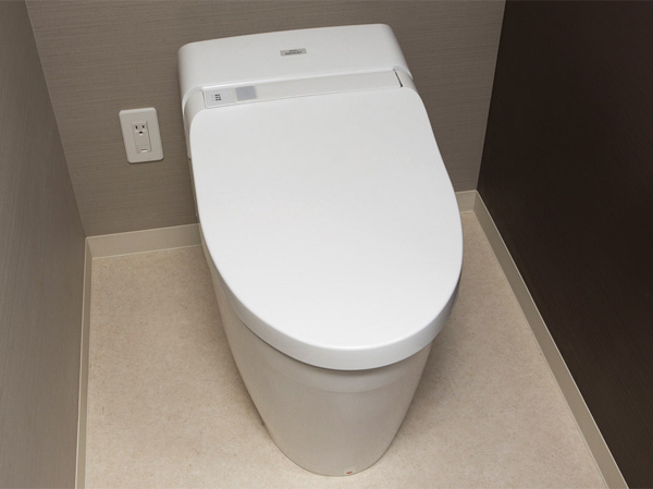 Bathing-wash room.  [Hybrid ecology system equipped with tankless toilet] Tank type and water direct pressure (tank-less) TOTO own cleaning technology the advantages was the fusion of. Water flowing pressurized from direct flowing water built-in tank from water, Powerful cleaning by two water. (Same specifications)