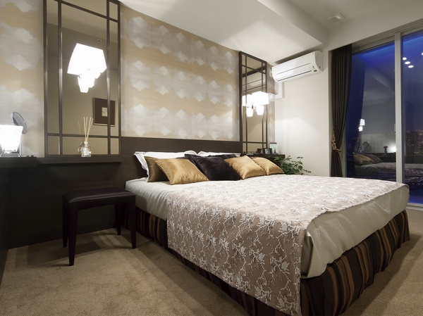 About 7.7 tatami mat of Western-style 1. Because it does not face the shared hallway, Privacy is more protected, It can be used as a calm master bedroom. Because it is a small room of the pillar-type and beams, The layout of the bed and side table by chance is so