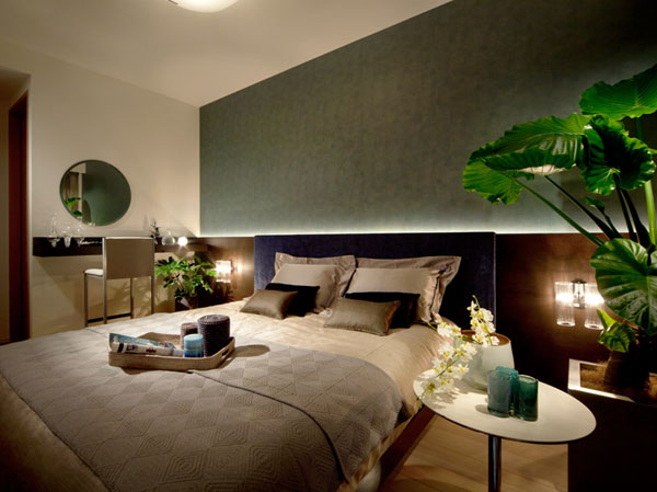 Interior.  [Western-style 1] 70Af type model room model room, but is usually unified interior color coordination is often, 5 Set the type of theme color in one model room of this time, It has a high-quality interior coordination.