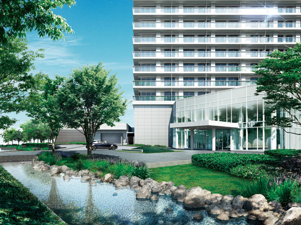 Shared facilities. Tear Russia Residence Entrance Rendering