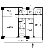 Floor: 2LDK + 2WIC + N + SIC, the occupied area: 106.68 sq m, Price: 100 million 9.98 million yen, currently on sale