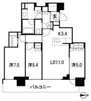 Floor: 3LDK + WIC + SIC, the occupied area: 76.81 sq m, Price: TBD
