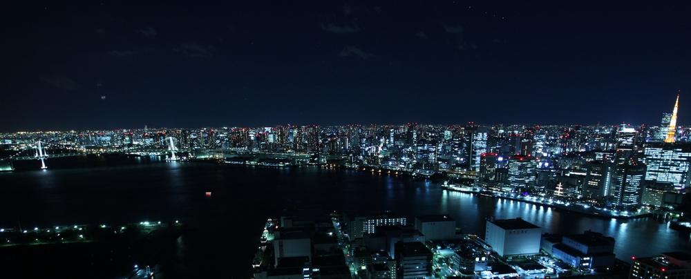 View photos from the dwelling unit. Night view from 58 floor ・ Vista superb view.