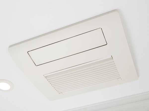 Bathing-wash room.  [Bathroom ventilation heating dryer] In addition to the ventilation function to suppress the occurrence of mold in the bathroom, Also it provides a comfortable heating function at night or on a rainy day laundry dried convenient drying function and the cold winter in the.