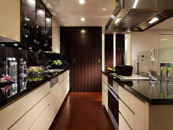 Kitchen.  [kitchen] Worthy of the creative time of cuisine, Sophisticated and functional beauty.  ※ In the apartment gallery, Kitchen facilities can be confirmed. (The room is different from the one of this sale)