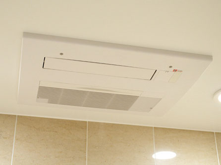 Bathing-wash room.  [TES hot-water bathroom heater dryer] heating, Standard established the TES hot-water bathroom heating dryer of Tokyo Gas with a cool breeze function. It can also be used for drying clothes. (Same specifications)