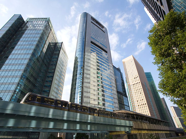 Surrounding environment. Shiodome (about 1710m)