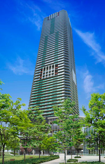 Exterior - Rendering / The property is, Redevelopment projects that play a role in activating the town itself Kachidoki. Adjacent to the park as well as a station directly, It is further planning a variety of facilities inside the tower