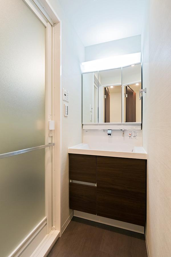 Wash basin, toilet. LIXIL made vanity