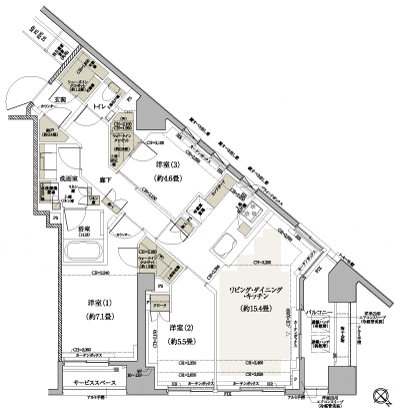 Floor: 3LDK + 2WIC + SIC + N, the occupied area: 78.72 sq m, Price: TBD