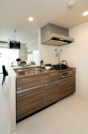 Kitchen.  [KITCHEN]  ※ Indoor Listings ・ All equipment photo shoot Atype model room