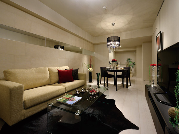 Interior. LIVING DINING ROOM