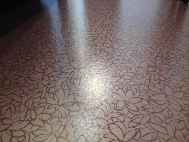 Wash basin, toilet. Also wash room floor, It was unified Western-style accent Cross and patterns.