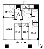 Floor: 4LDK + 2WIC, the area occupied: 89.3 sq m, Price: 101 million yen ・ 102 million yen (tentative)