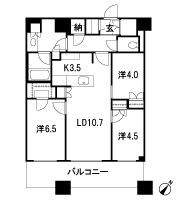 Floor: 3LDK + N + WIC + SIC, the occupied area: 72.38 sq m, price: 56 million yen ~ 60 million yen (tentative)