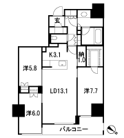 Floor: 3LDK + N + WIC + SIC, the occupied area: 83.73 sq m, Price: 65,900,000 yen, now on sale