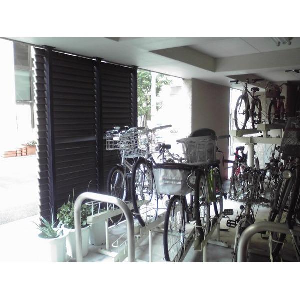 Other common areas. On-site bicycle parking lot