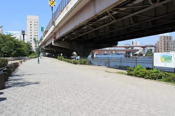 Streets around. 160m to the Sumida River Terrace