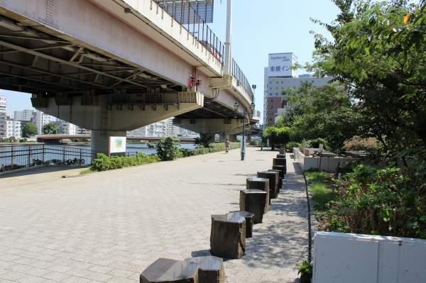Streets around. 160m to the Sumida River Terrace