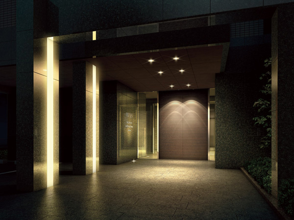 Buildings and facilities. Space full of grace to invite to the private relaxation of space. Beautiful entrance approach to comfortably escort the person who is coming back, You graciously welcomed. It has undergone a production which add a new beauty to the streets. (Entrance Rendering / In fact a somewhat different in those drawn on the basis of the drawings. Planting a particular season, It does not indicate the situation. Also, Tree species of planting ・ About the size has become a undetermined, To about Rendering at the time of completion It does not grow)