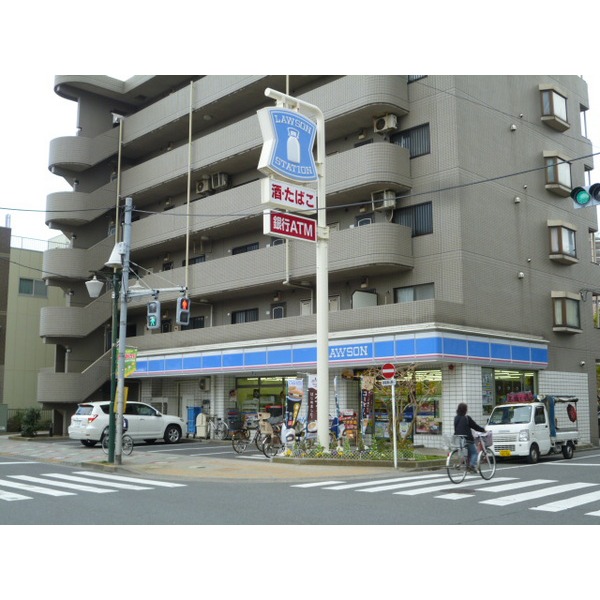 Convenience store. Lawson Kamishinozaki Yonchome store (convenience store) to 200m