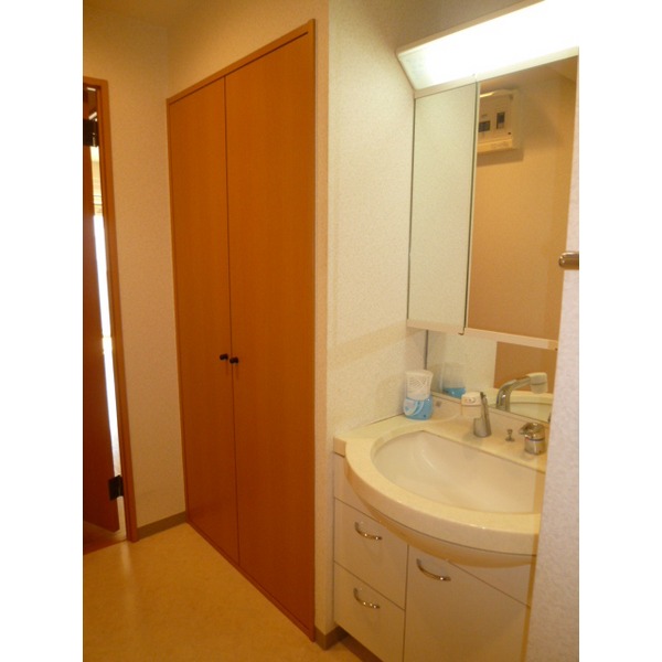 Washroom. Independent wash basin