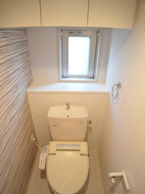 Toilet. Toilet with a window