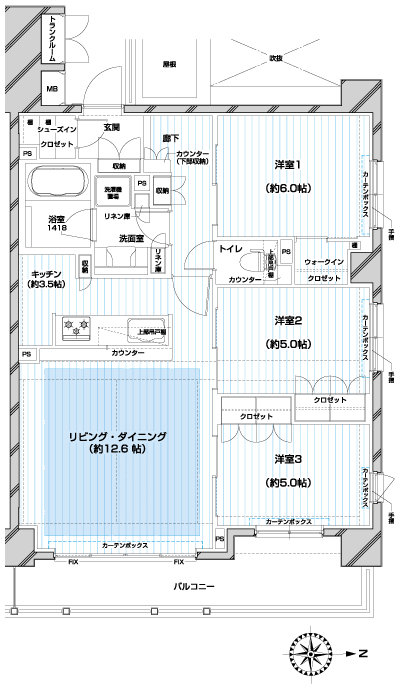 Floor: 3LDK, occupied area: 74.52 sq m, Price: TBD