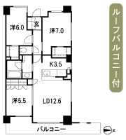 Floor: 3LDK, occupied area: 74.61 sq m, Price: TBD