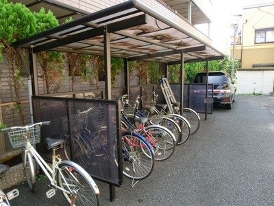 Other common areas. There is a private parking lot on site.